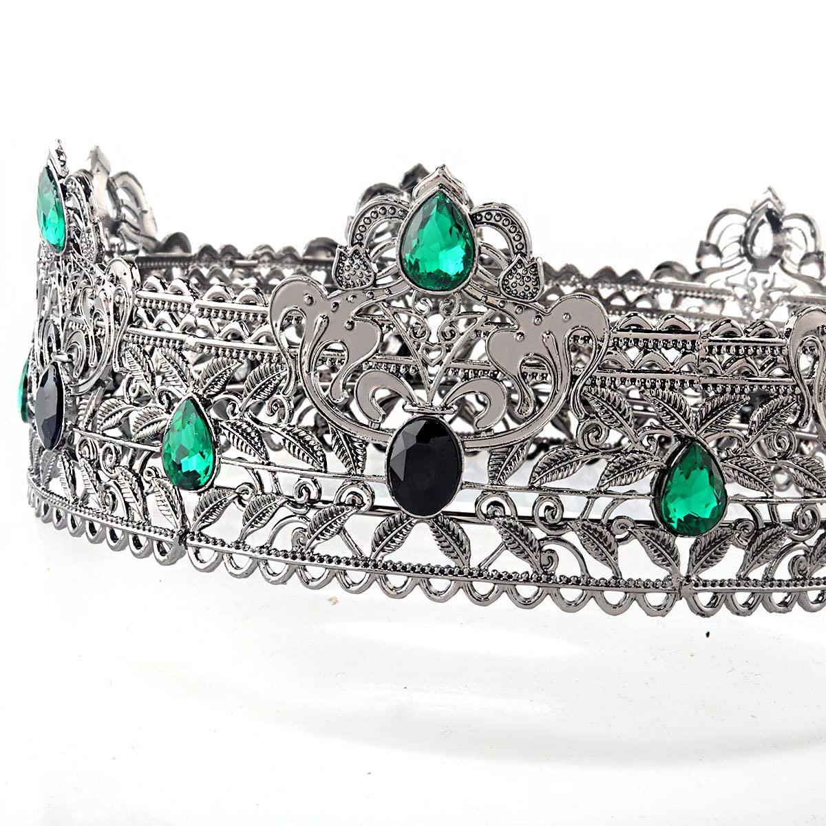 YADIRF YADIRF Men\'s Crowns Metal Adult Men Birthday Prom Homecoming Party Crown King Crown For Festival Wedding Baby Shower (Dark Gold)