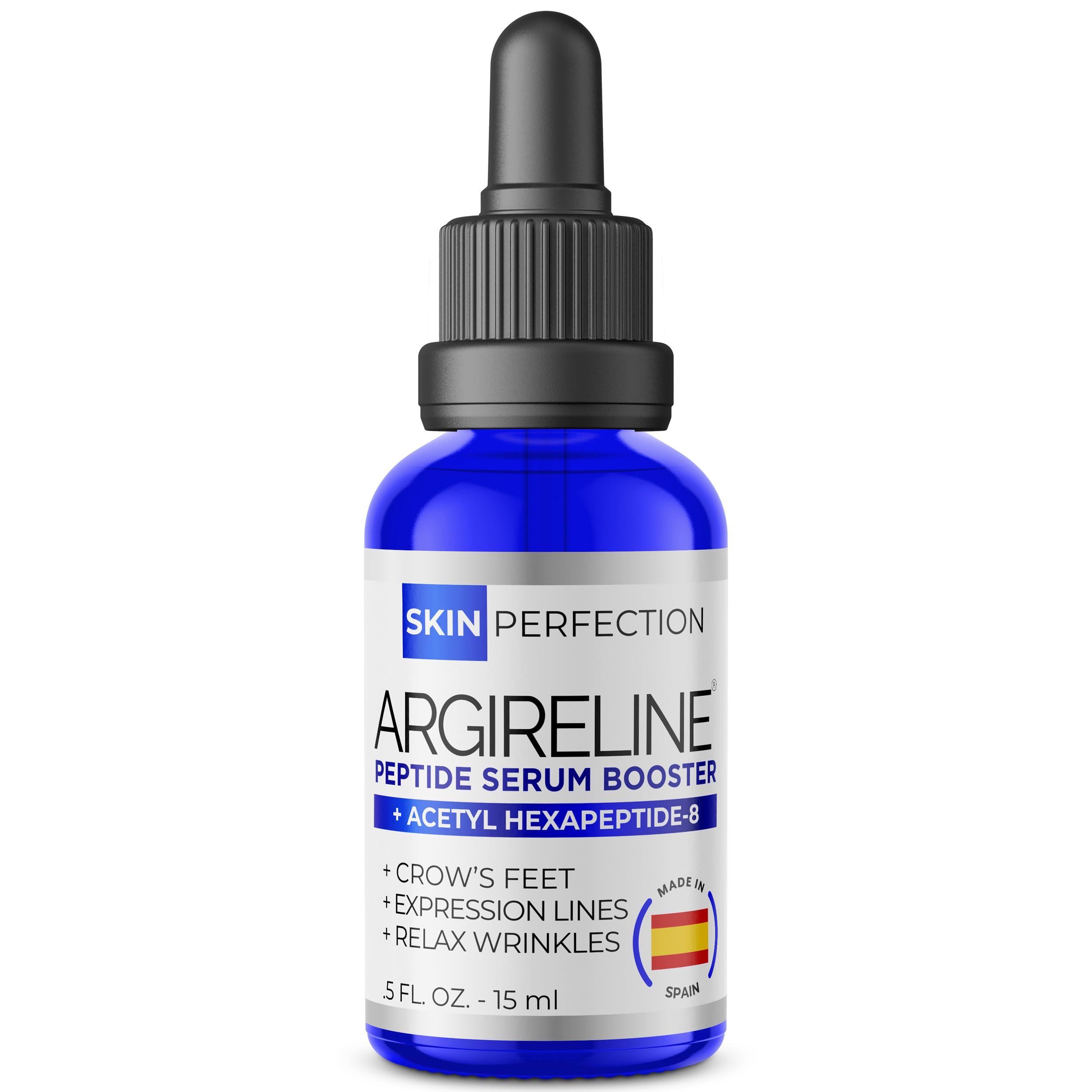 Skin Perfection Skin Perfection Argireline Serum - Peptides Serum for Face with Acetyl Hexapeptide-8 for Fine Lines & Wrinkles - Diy Anti Aging Argireline Booster Solution Mix with Any Skincare Products 0.5oz