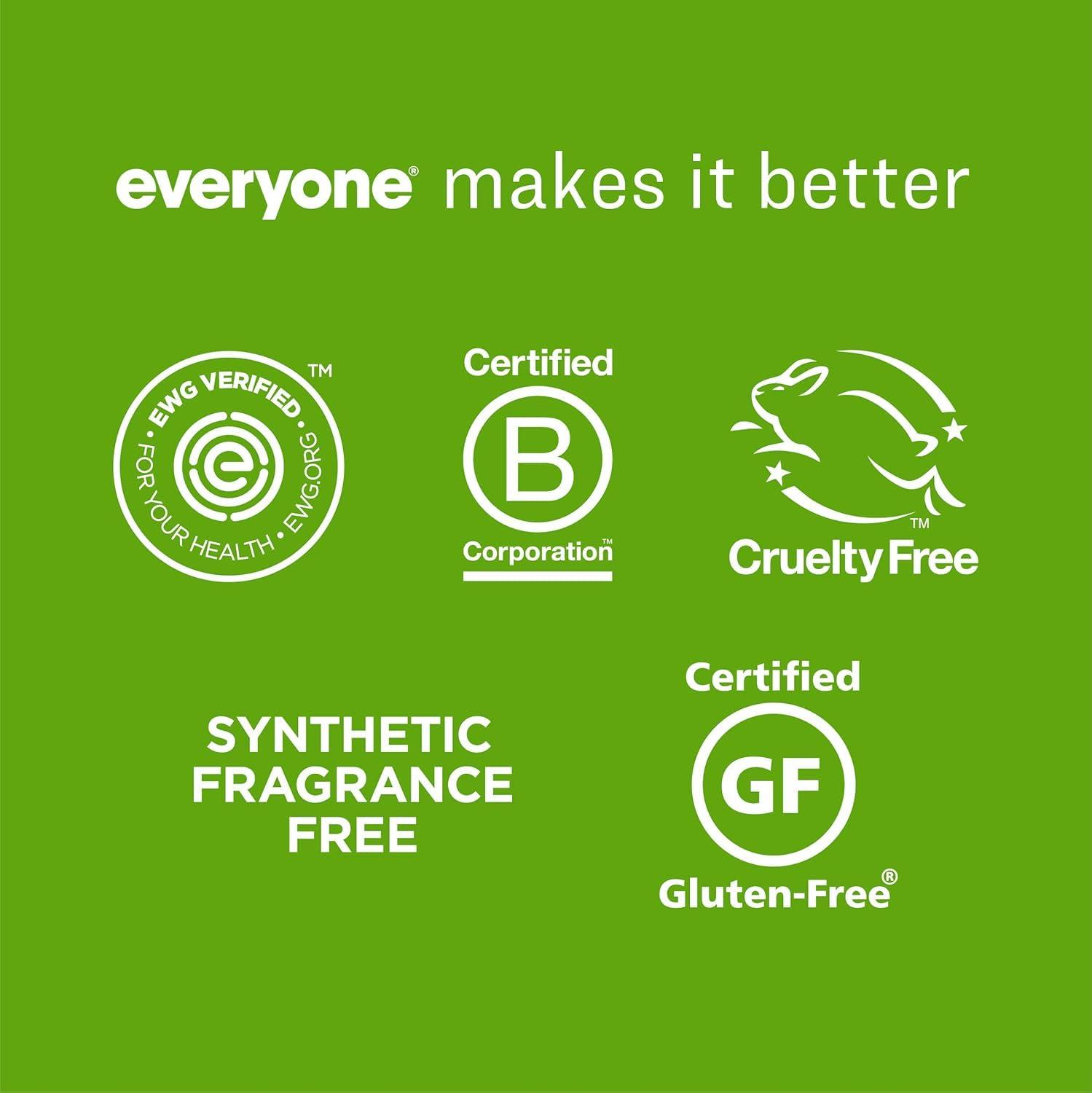 EO Everyone 3-in-1 Kids Soap, Body Wash, Bubble Bath, Shampoo, 32 Ounce (Pack of 4), Tropical Coconut, Coconut Cleanser with Plant Extracts and Pure Essential Oils