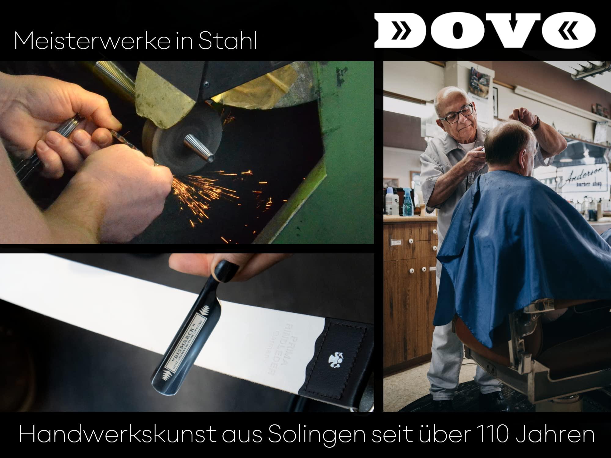 DOVO DOVO Carbon Ebony Steel Straight Razor