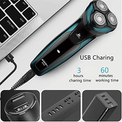 SID SID Electric Razor for Men with Pop-Up Trimmer ?USB Quick Rechargeable IPX7 Waterproof Shavers for Men