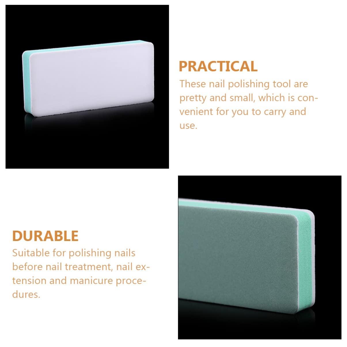 minkissy minkissy Nail Care Polishing Plate Set 8pcs Double-sided Polishing Buffing Block Safe Gentle Fingernails Polishing Strips Manicure Tool