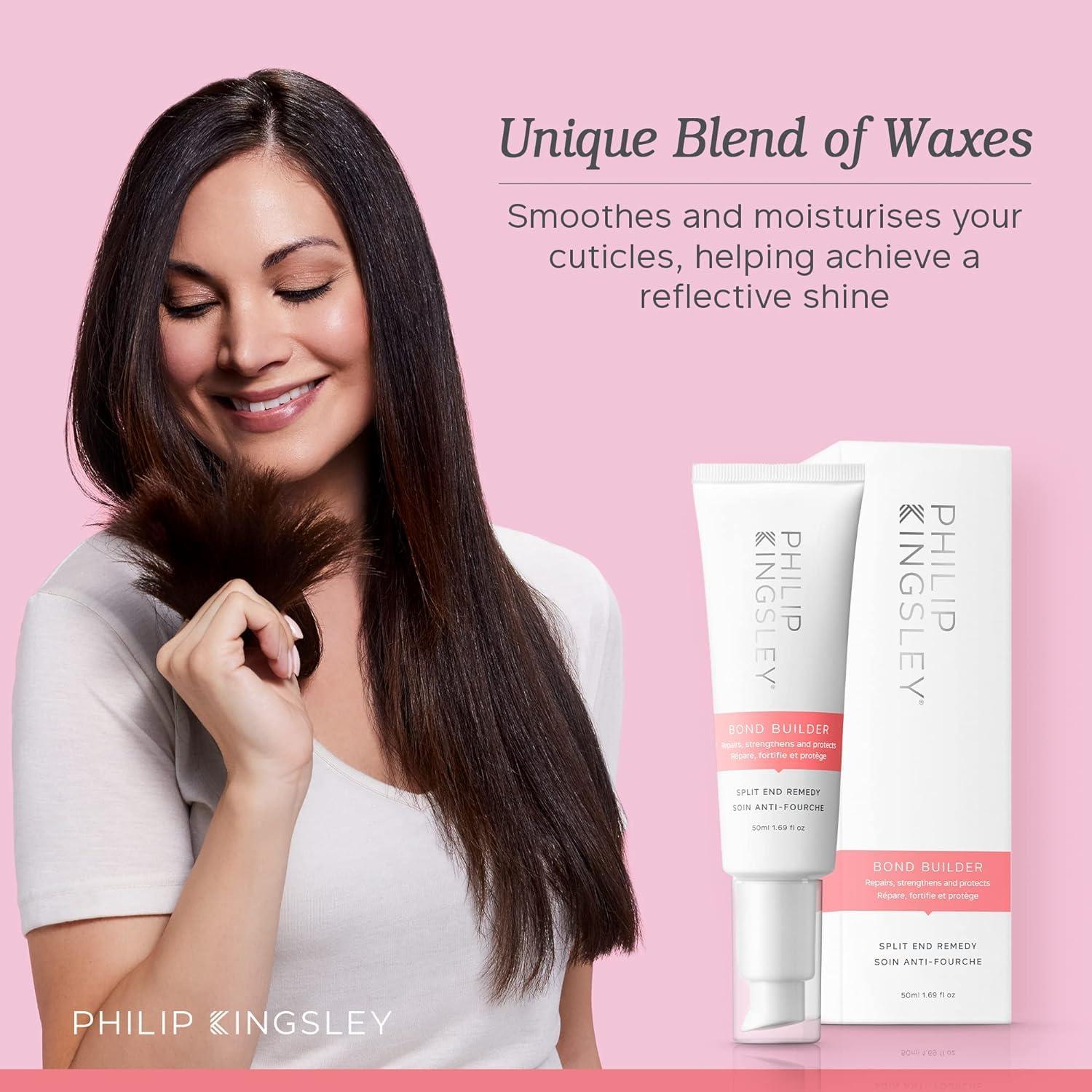 PHILIP KINGSLEY PHILIP KINGSLEY | Bond Builder Split End Remedy | Repairs and Seals Split Ends | Treatment for Damaged Hair | Protects and Strengthens Strands | 1.69oz