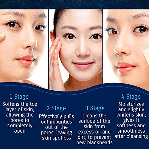 AICHUN BEAUTY AICHUN BEAUTY Blackhead Facial Mask, Peel Off Mask,Blackhead Remover Black Mask Deep Clean Mask, Bamboo Charcoal Deep Cleansing Blackhead Remover Purifying Peel Face Mask 50g