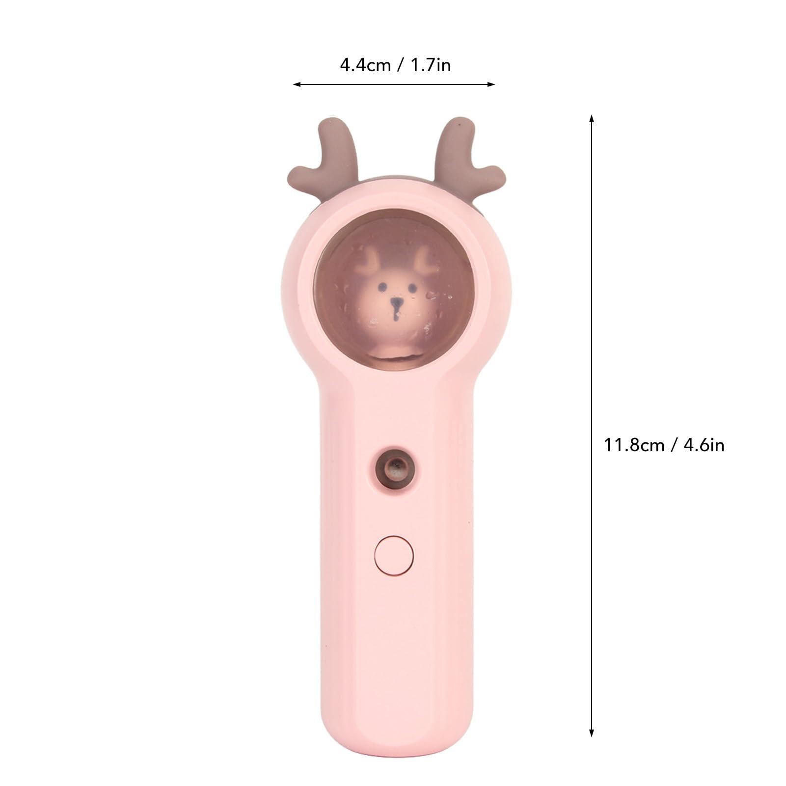 XMEYE Facial Mist Sprayer, Handy Portable Mini Cool Facial Steamer Moisturizing Hydrating Face Sprayer with Cute Animal Pattern for Skin Care, Cleaning Pores, Eyelash Extensions
