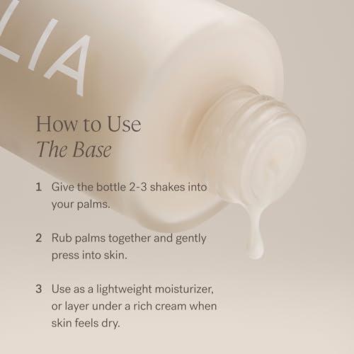 ILIA ILIA - The Base Face Milk Essence + Lightweight Moisturizer | Non-Toxic, Vegan, Cruelty-Free, Clean Makeup (Full Size, 3.4 fl oz | 100 ml)