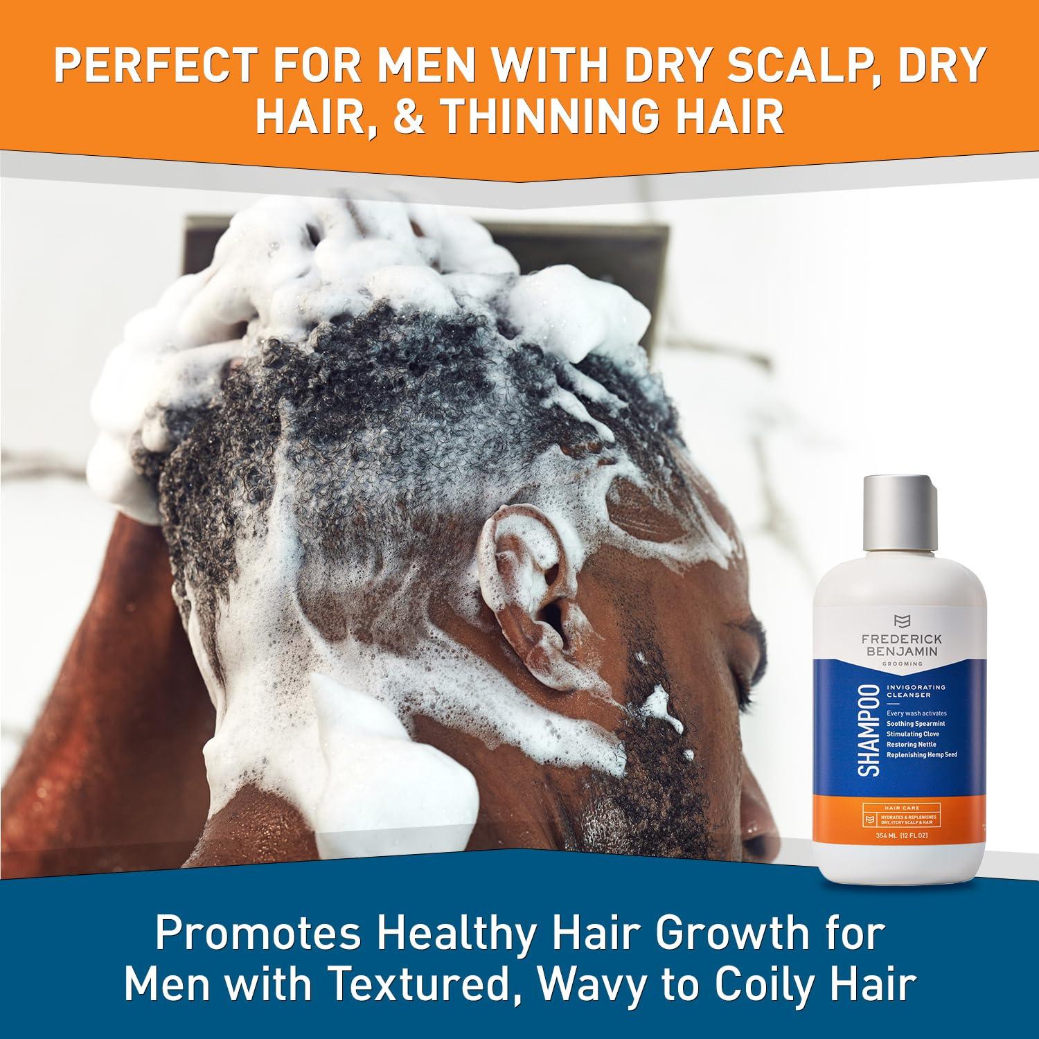 Frederick Benjamin Frederick Benjamin Shampoo, with Natural Oils, Cleanses & Hydrates Dry Scalp & Hair, 12oz