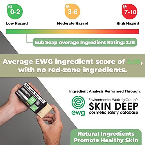 Gold BJJ Premium Tea Tree Oil Soap - USA Made Bar Soap for BJJ, Jiu Jitsu, Wrestling, and Grappling (5-Pack of 4 Ounce Soap Bars, Classic Tea Tree)