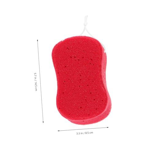 Hemoton Hemoton 5pcs Bath Sponge Decontamination Sponge Car Bath Scrub Shower Sink Sponge Holder Clean Sponge Face Erasers Facial Cleansing Sponge Large Sponge Body Kit Algae Sponge
