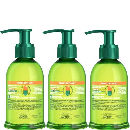 Garnier Garnier Fructis Sleek and Shine Anti-Frizz Serum for Frizzy, Dry, Unmanageable Hair, 5.1 Ounce (3 Count)