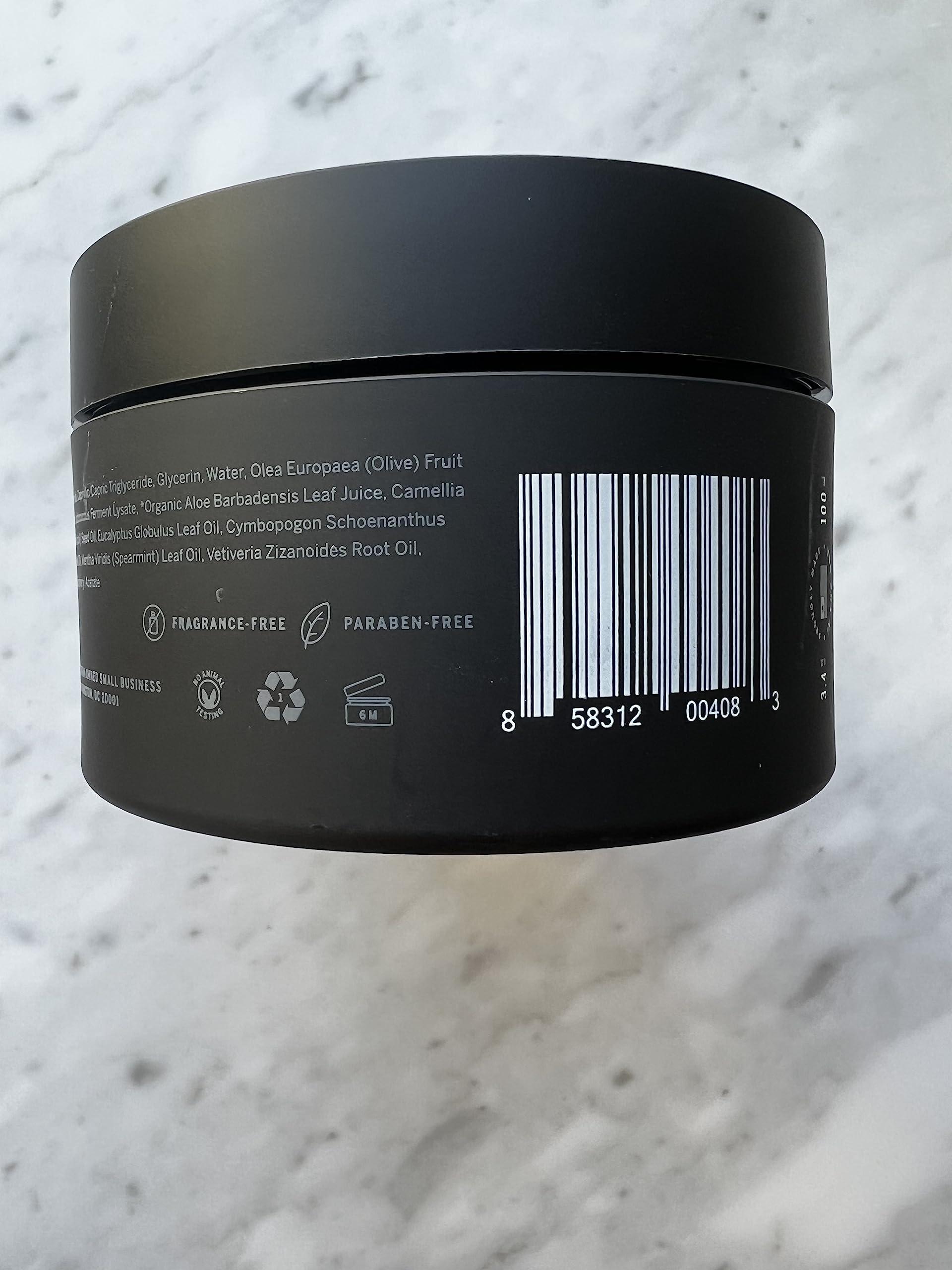 stubble & stache stubble & stache Exfoliating Probiotic Face & Beard Charcoal Sugar Scrub for Men - Deep Cleanse, Pre-Shave Wash, Natural Pore Minimizing Scrub for Daily Use - 3.4 fl oz