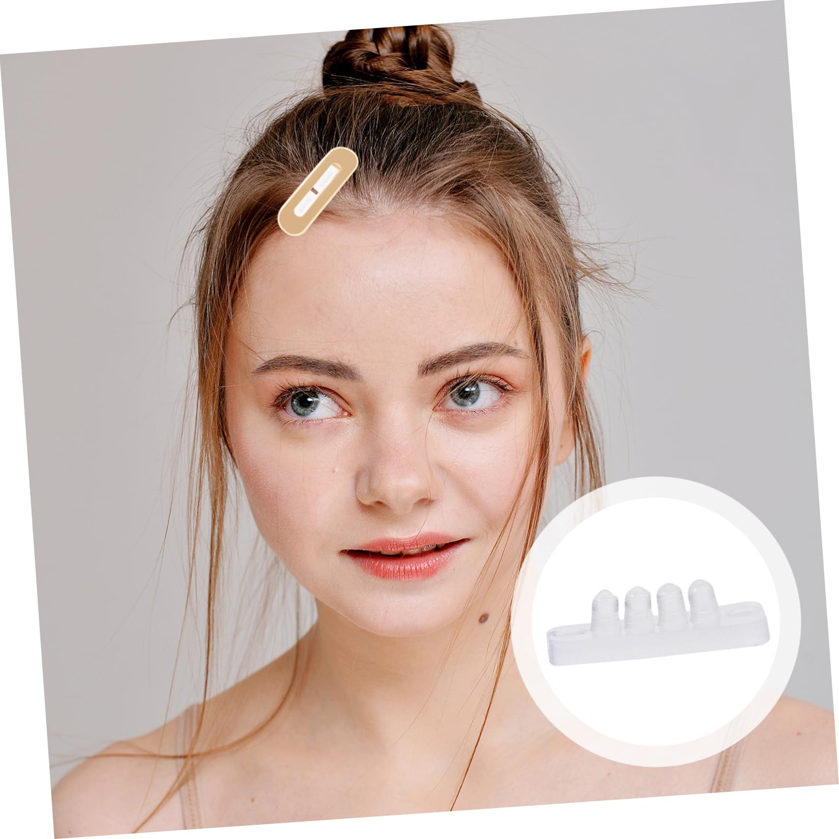 NOLITOY NOLITOY 100 Pcs Anti- Slip Hair Clip Anti-slip Strips Hair Clip Bulk Hair Clips Transparent