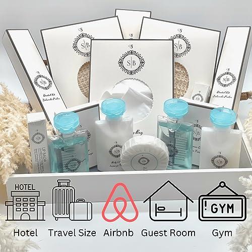 SB Essentials LLC Soap SB | Toiletries Bulk Set | Mini Amenities for Hotels, Air bnb, Yachts, Gym, Travel Size |50g Bar Soap Travel Size | 50 Pieces