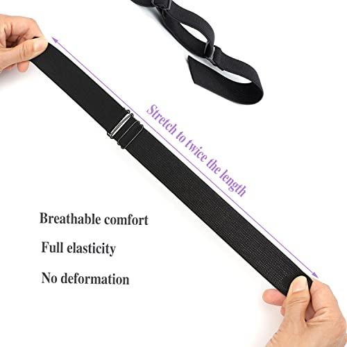 Plobibi 6PCS Elastic Bands for Wigs, Adjustable Straps for Wigs, Wig Elastic Band,Elastic Band for Wigs Edges, Adjustable Elastic Band for Making Wigs, Adjustable Wig Straps for Closure Wigs (1x12inch)