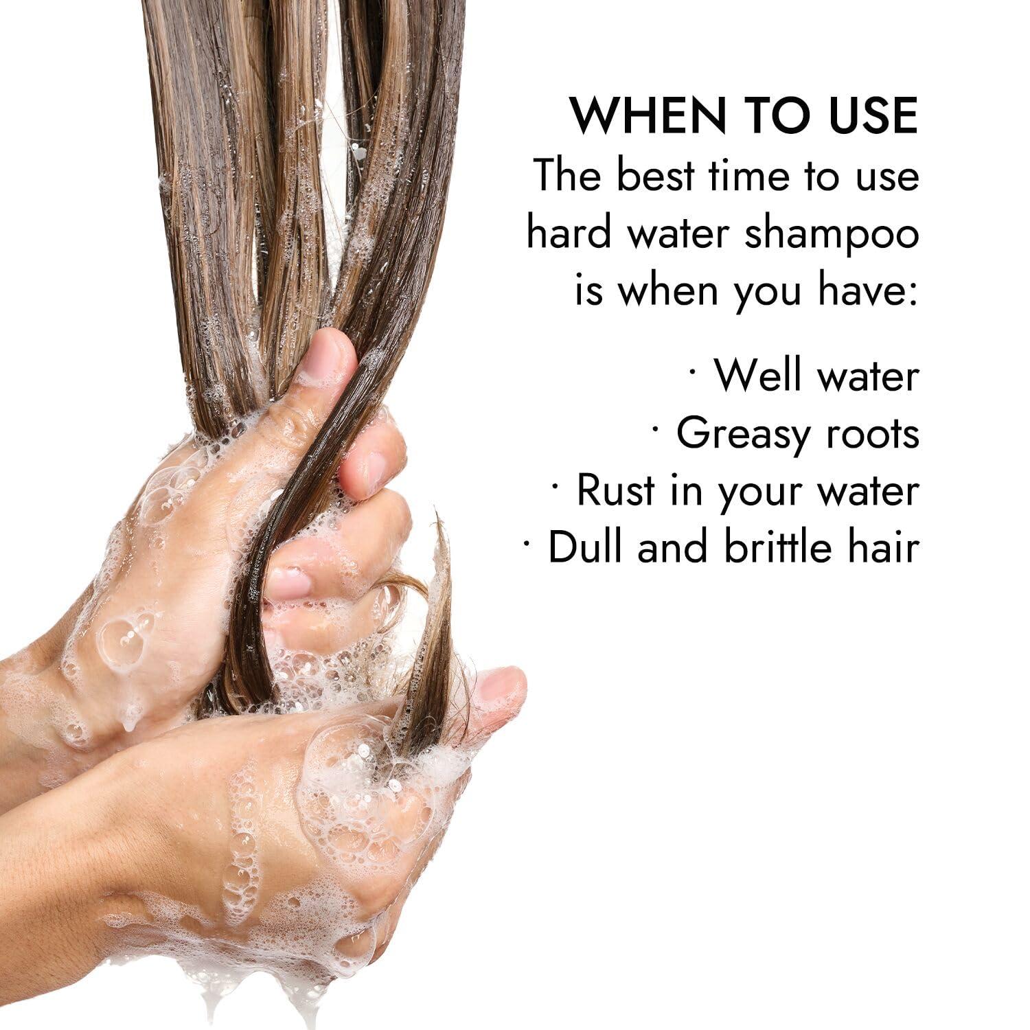 Ion ion Purifying Solutions Hard Water Shampoo, Gentle Cleansing For All Hair Types, Prevents Hard Water Buildup, 10.5 oz.