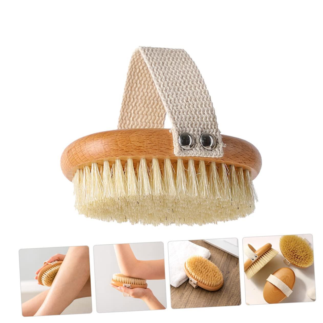 FOMIYES FOMIYES Body Brush for Dead Skin Removal Natural Bristle Wood Shower Brush Bath Exfoliator Brush