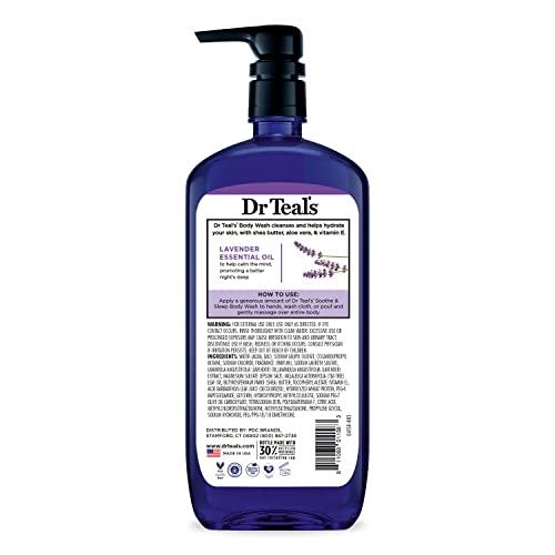Dr Teal's Dr Teal\'s Body Wash With Pure Epsom Salt, Detoxify & Energize With Ginger & Clay, 24 fl oz (Pack of 4)