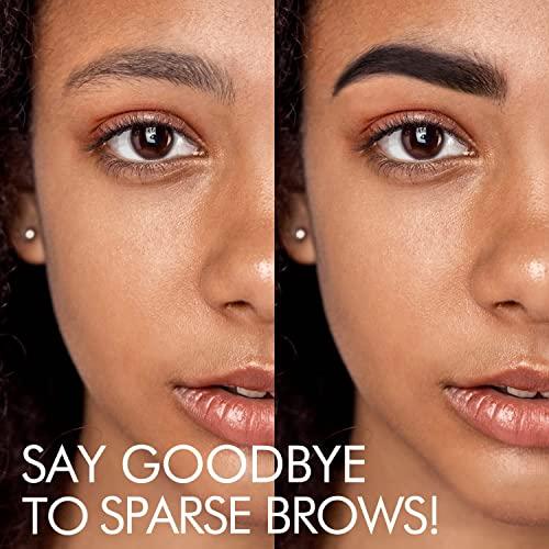 iMethod iMethod Eyebrow Stamp and Eyebrow Stencil Kit - Eye Brow Stamping Kit, Brow Stamp Kit, Brow Stencil and Stamp Kit, Brow Trio Eyebrow Kit, Perfect Bushy Eyebrows, Medium Brown