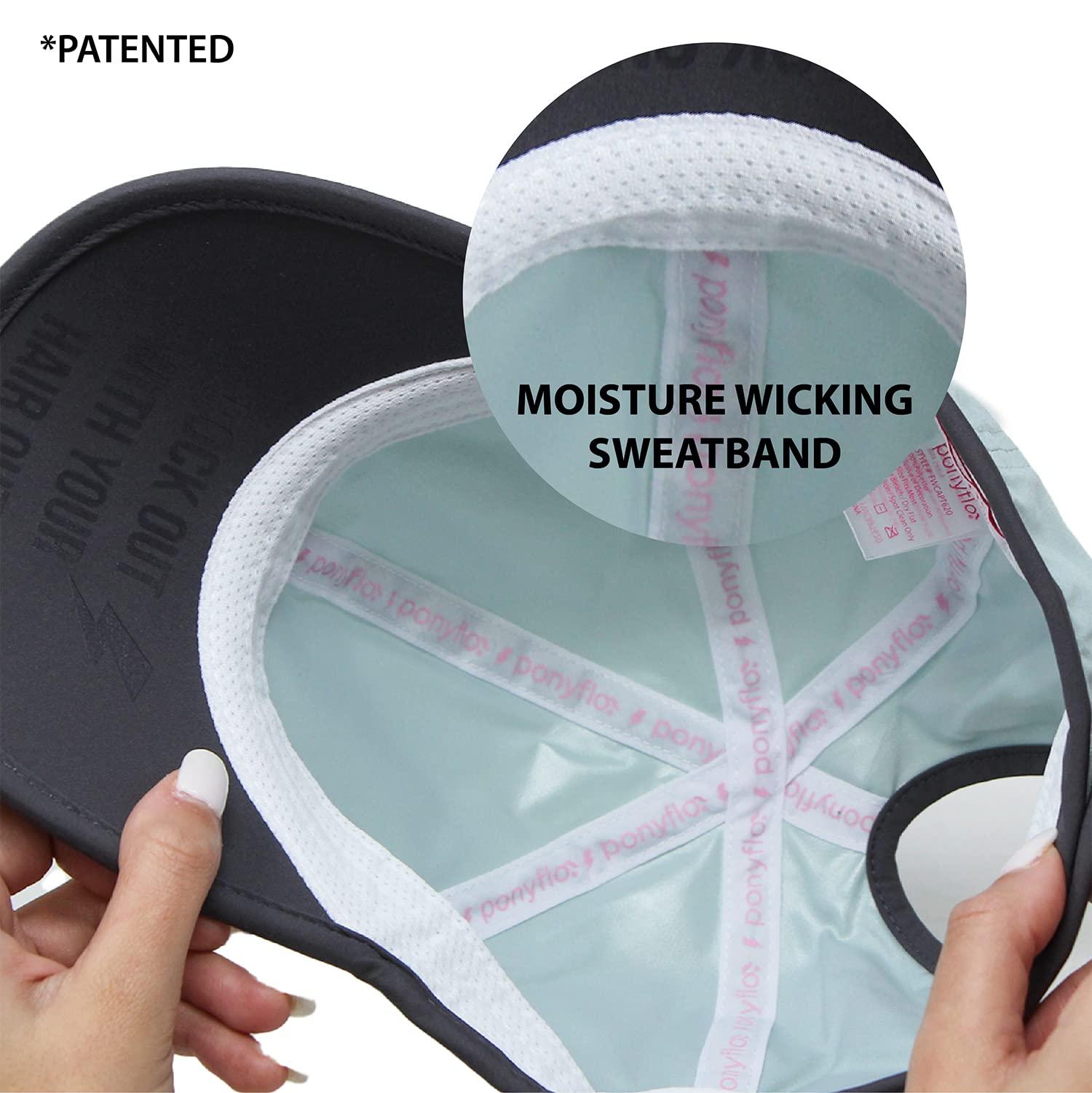 Ponyflo Ponyflo Active Ponytail Hat - Ponytail Caps for Women, Running Hat for Women, Curly Hair Ponytail Hat, Womens Ponytail Hats for Gym Mint