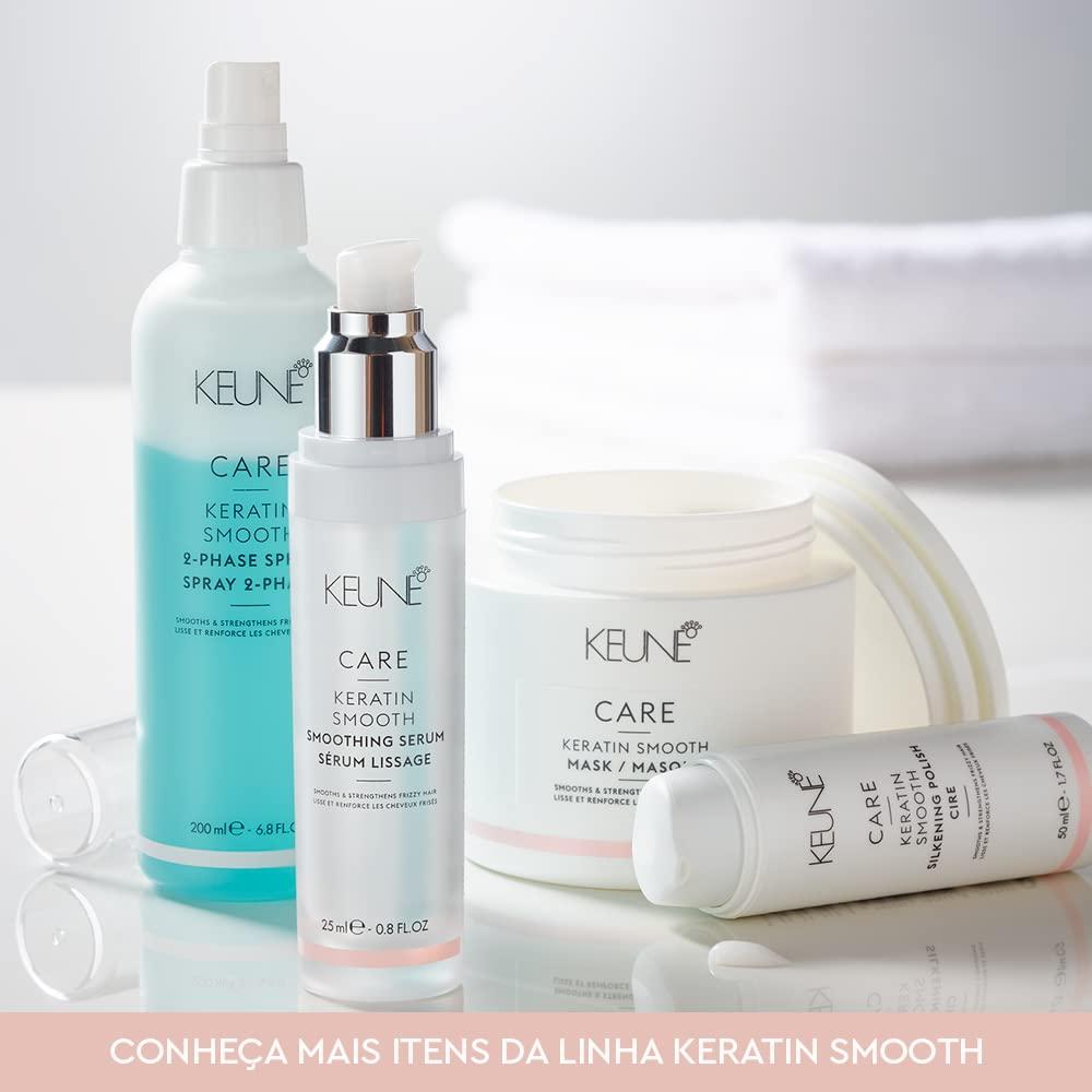 KEUNE Keune Care Keratin Smooth Serum, Nourishing & Frizz-Control Treatment for Smoother Hair, 0.8 Fl Oz