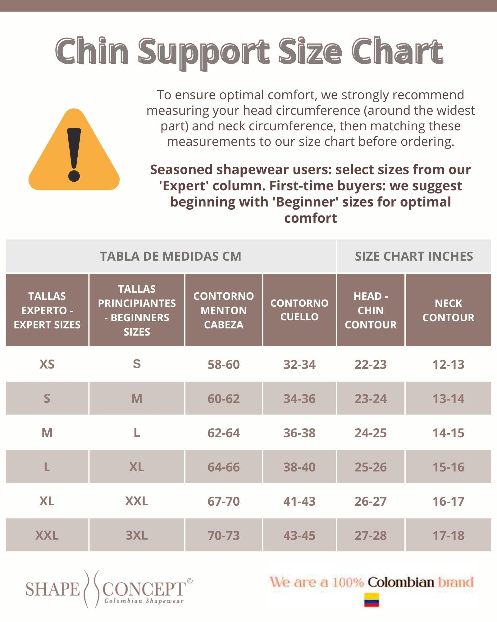 SHAPE CONCEPT Shape Concept Chin Strap Support Band Neck Bandage Mentonera Post Quirurgica Face Lifting Slimmer Chin Lift Facial Compression