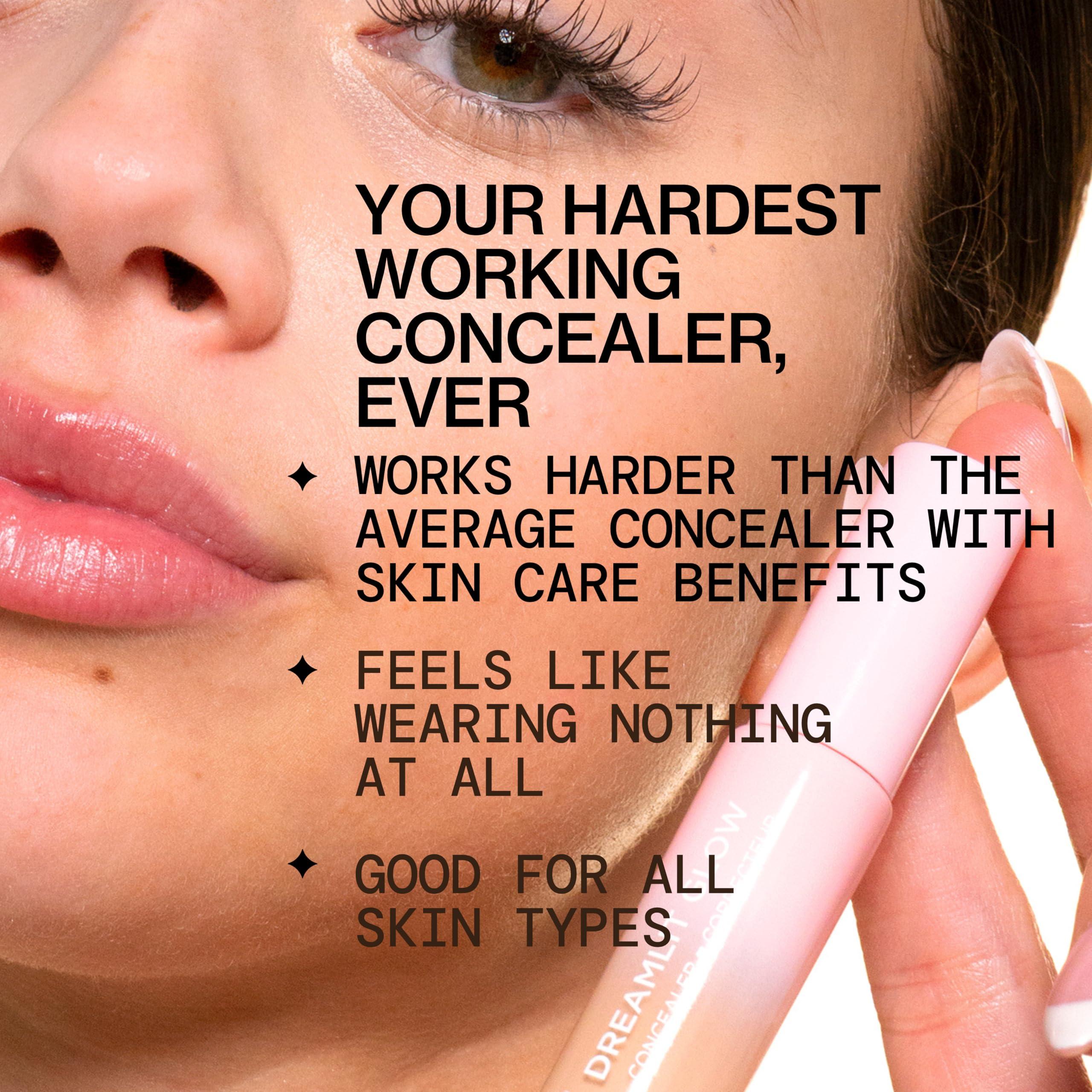 Pacifica Pacifica Concealer DreamLit Glow Full Coverage Concealer with Squalane for Dark Circles & Dark Spot Correction, Lightweight & Long-Lasting, Vegan & Cruelty-Free, Shade 11 (Light Beige)