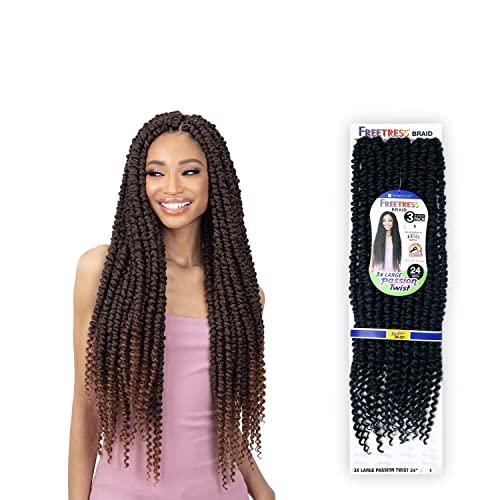 Fisher-Price FreeTress Crochet Braids 3X Large Passion Twist 24" (1-pack, T27)