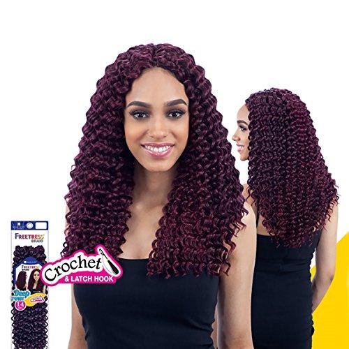 Freetress Freetress Synthetic Crochet Braid - DEEP TWIST 14" (6 Pack, 99J)