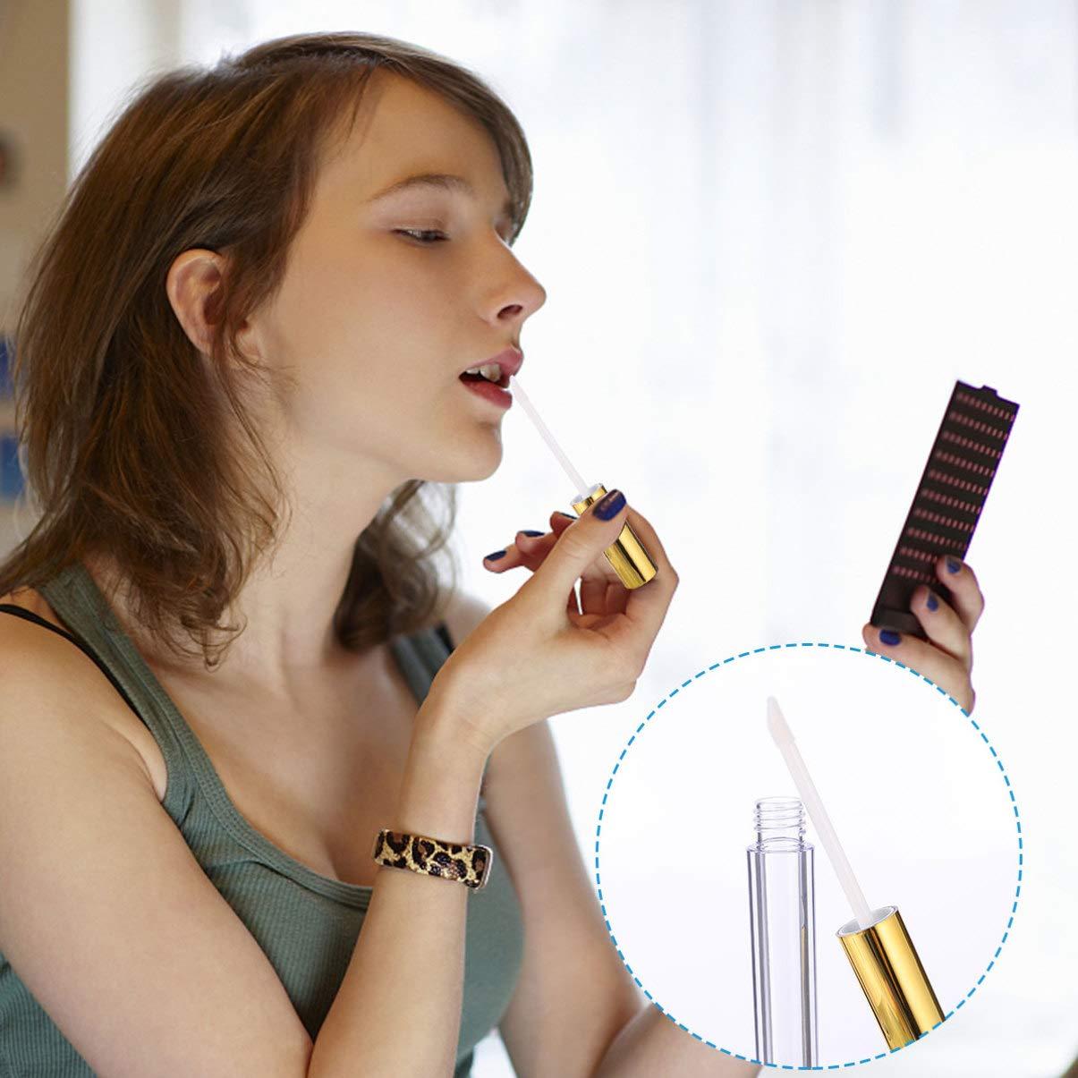 HEALLILY 20pcs Lip Gloss Empty Tube Lipgloss Tubes Bulk Lip Gloss Refillable Bottles Travel Containers for Liquids Travel Containers for Toiletries Lip Tint Filling Plating Cover