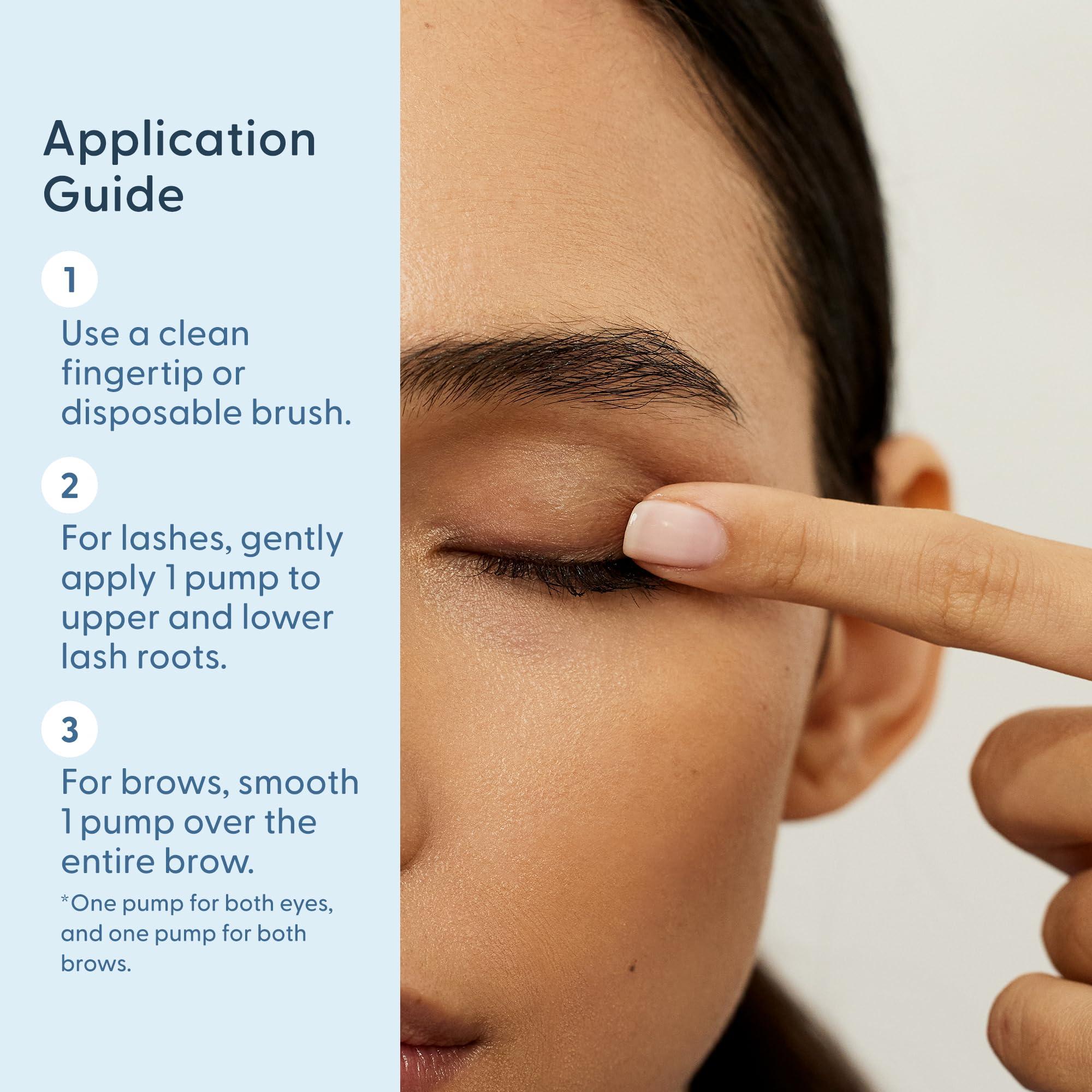 twenty/twenty beauty Get Growing Lash & Brow Serum  Thicker, Fuller Looking Lashes & Brows - Vegan & Safe for Sensitive Eyes - Ophthalmologist Developed - Cruelty-Free, Clean Ingredients