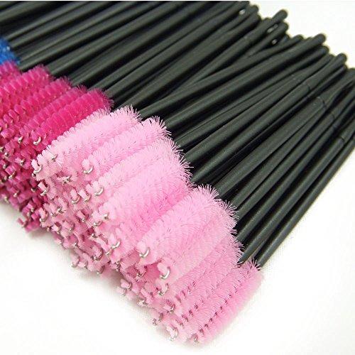 La Tartelette La Tartelette 300 Pieces Disposable Eyelash Brushes Mascara Wands Cosmetic Applicators Eye Lash Makeup Tool Kit, 5 Colors