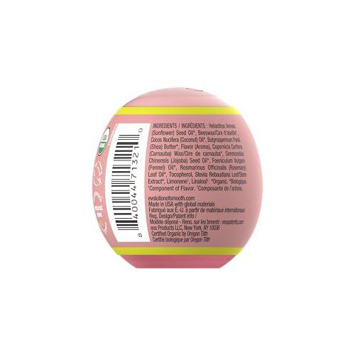 eos eos 100% Natural & Organic Lip Balm- Apricot, All-Day Moisture, Dermatologist Recommended for Sensitive Skin, Lip Care Products, 0.25 oz