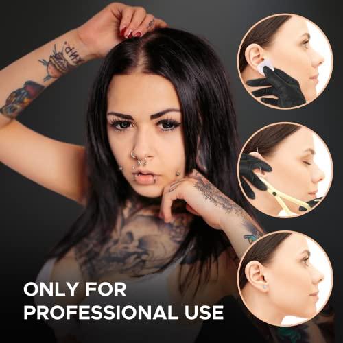 BodyJ4You BodyJ4You Piercing Aftercare Saline Cleanser - Professional Piercing Kit 14G 16G 18G - Belly Button Nose Lip Ear Tragus - 156PC Complete Set