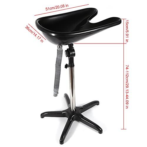 kunghei Height Adjustable Hair Washing Sink Basin Station Outdoor RV Camper/Barber Shop Beauty Salon Chair/Home, Portable Shampoo Bowl Shampoo Sink Basin Wash Hair Bowl Hand Wash Sink Hairdressing Salon