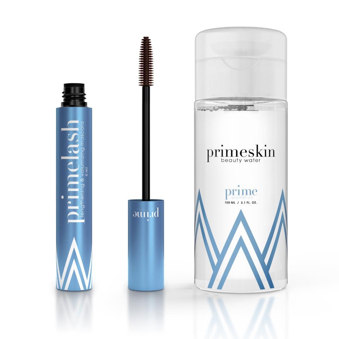 PRIME PROMETICS PrimeLash Mascara (Brown) & PrimeSkin Beauty Water