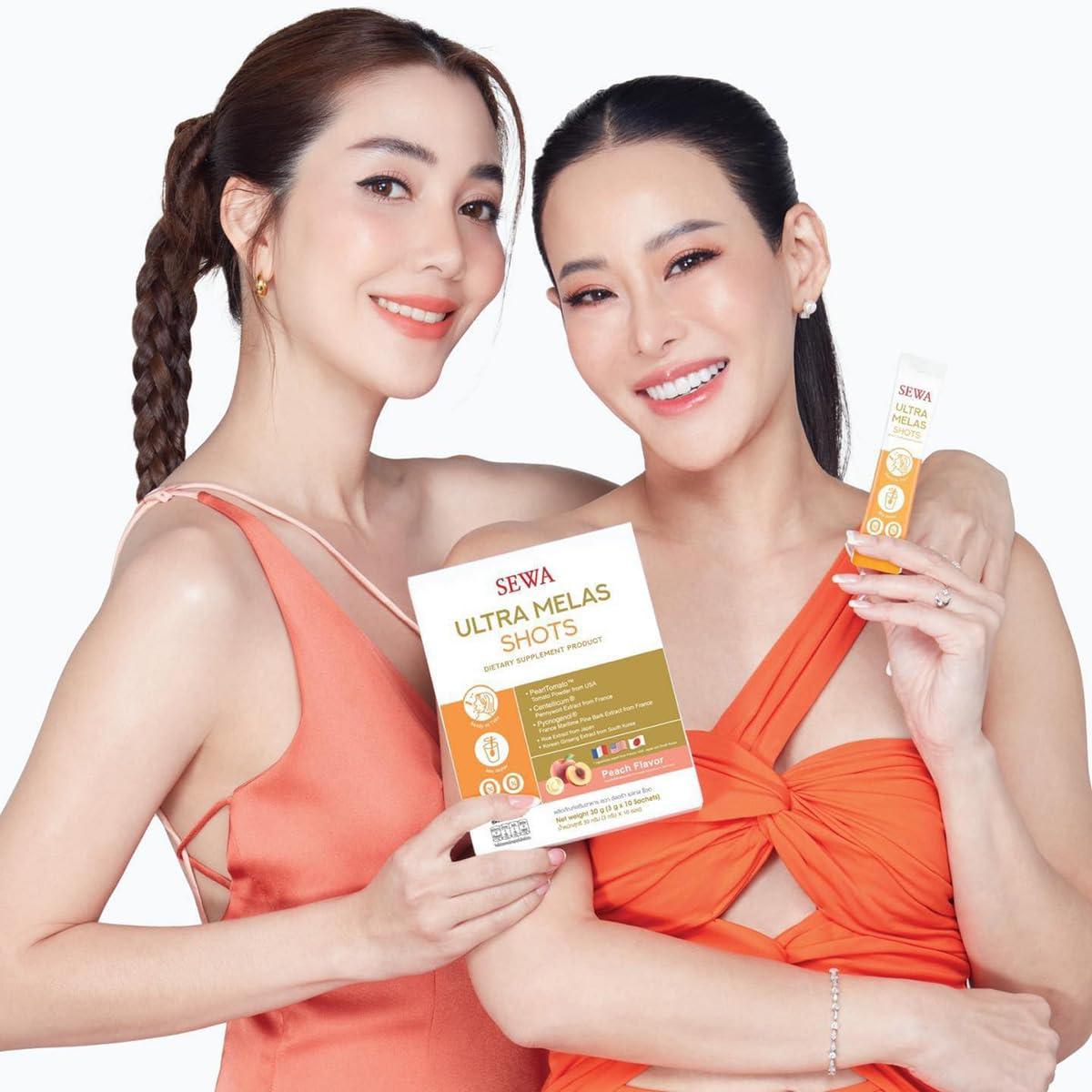 Generic Advanced Moisture Nourish For Smooth and Innovative Beauty Skin Sewa Ultra Melasshot: 10 Sachets of 30g. Set 12 By Beautygoodshop [Get Free For You Beauty Gifts]