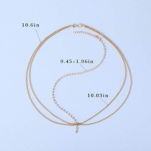 Edary Edary Boho Crystal Head Chain Gold Rhinestone Headband Hair Jewelry Accessory for Women or Girls.