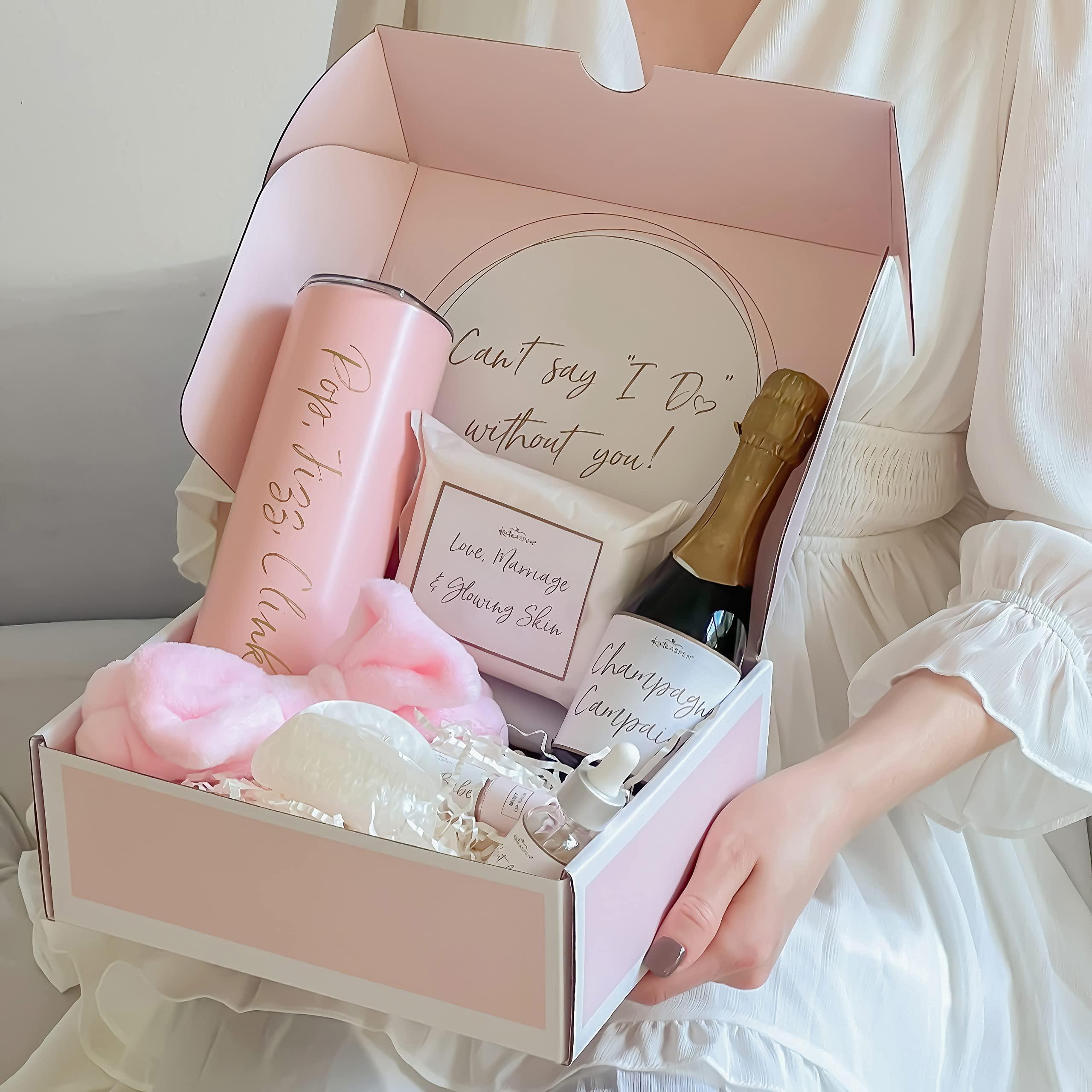 Kate Aspen Bride's Babe Bridesmaid Gift Box Kit - Bridesmaids Proposal Gift Set, Perfect for Bachelorette Party, Bridal Shower or As a Thank You at The Wedding
