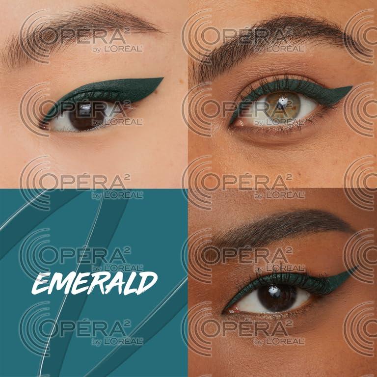 MAYBELLINE MAYBELLINE Master Precise All Day Liquid Eyeliner, Waterproof Eyeliner Makeup for up to 30HR Wear, Emerald Green, 1 Count