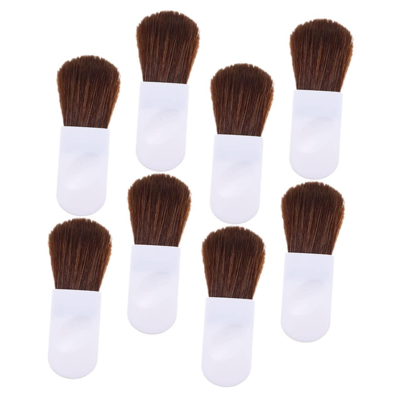 minkissy minkissy 2sets Makeup Brush Set Travel Size Blush Brush Mini Blush Brush for Cheeks Face Makeup Blush Makeup Brush Set 8pcs*2