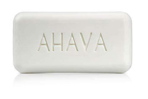AHAVA AHAVA Moisturizing Dead Sea Salt Soap - Face & Body Cleansing Bar to Moisture the Skin, Enriched with Exclusive Mineral Blend of Dead Sea Osmoter & Dead Sea Salt, 3.4 Oz, (Packaging May Vary)