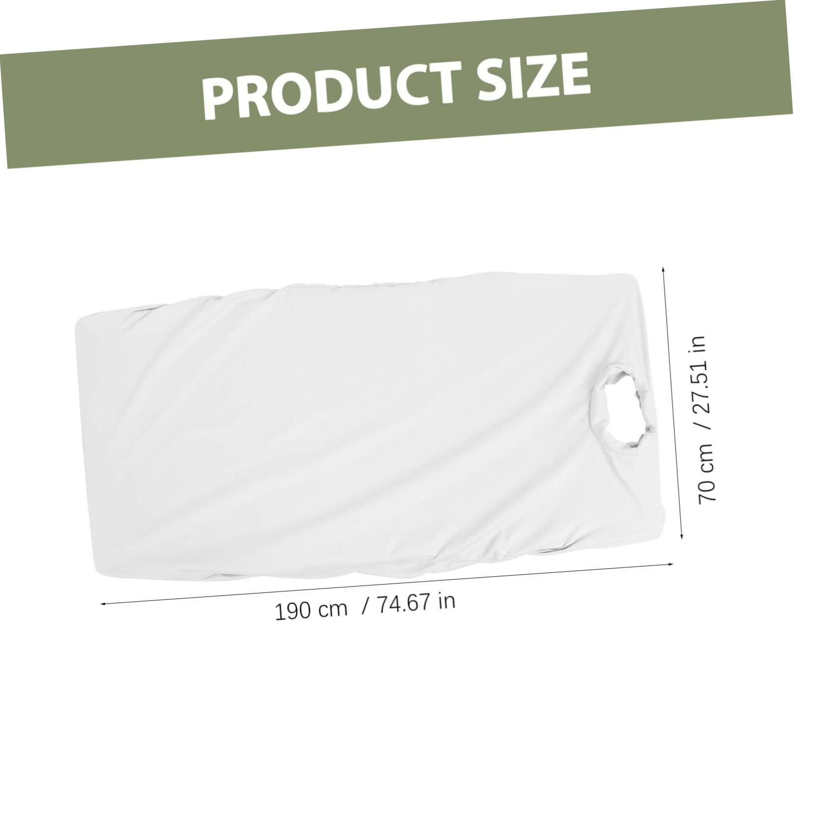 OHPHCALL OHPHCALL Washable Massage Couch Cover with Face Hole Professional Soft Sheet for Estheticians 70x190cm Massage Sheet for Salon Use