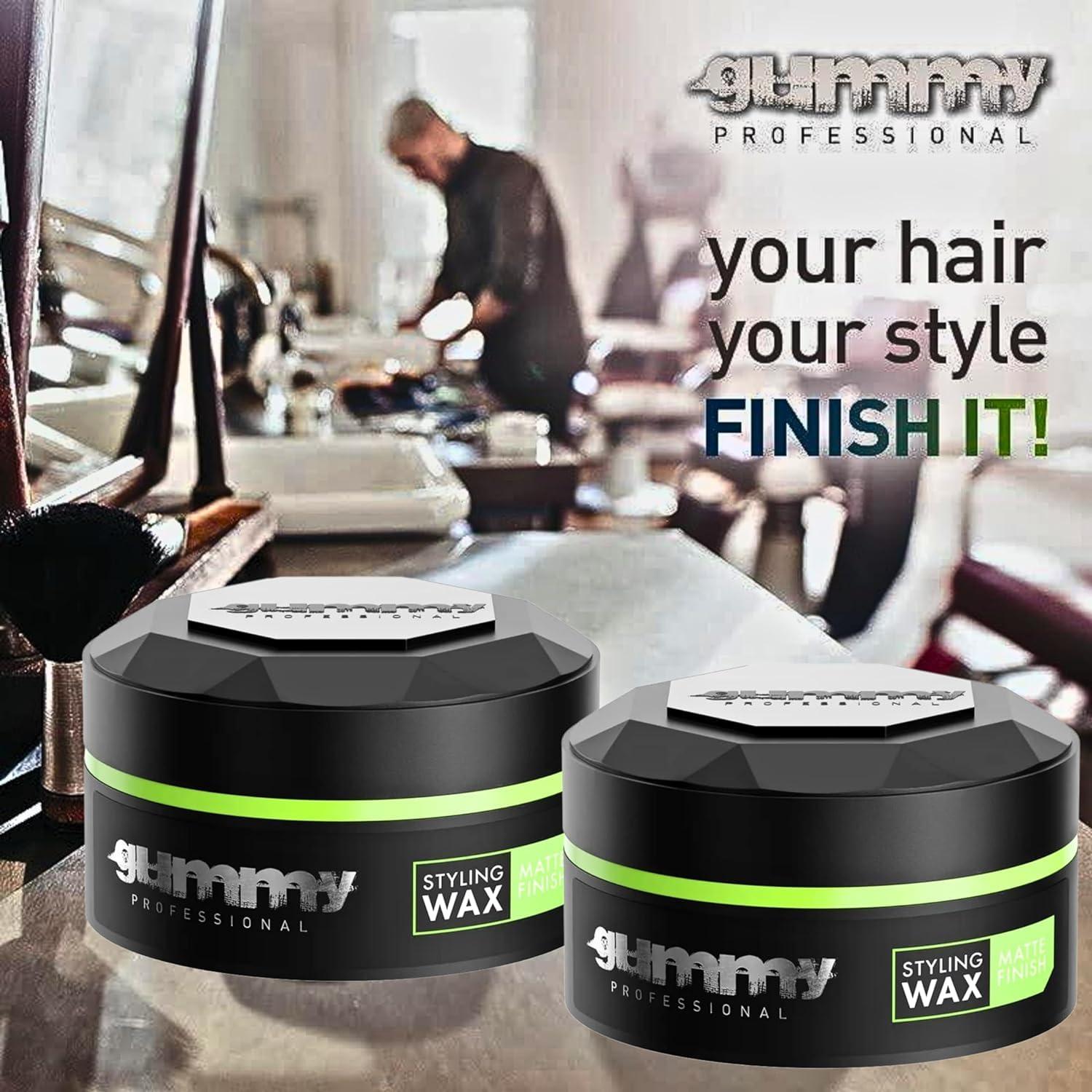 Gummy Gummy Matte Finish Hair Styling Wax 150ml - 5.07 Fl Oz (Pack of 1) Matte Finish