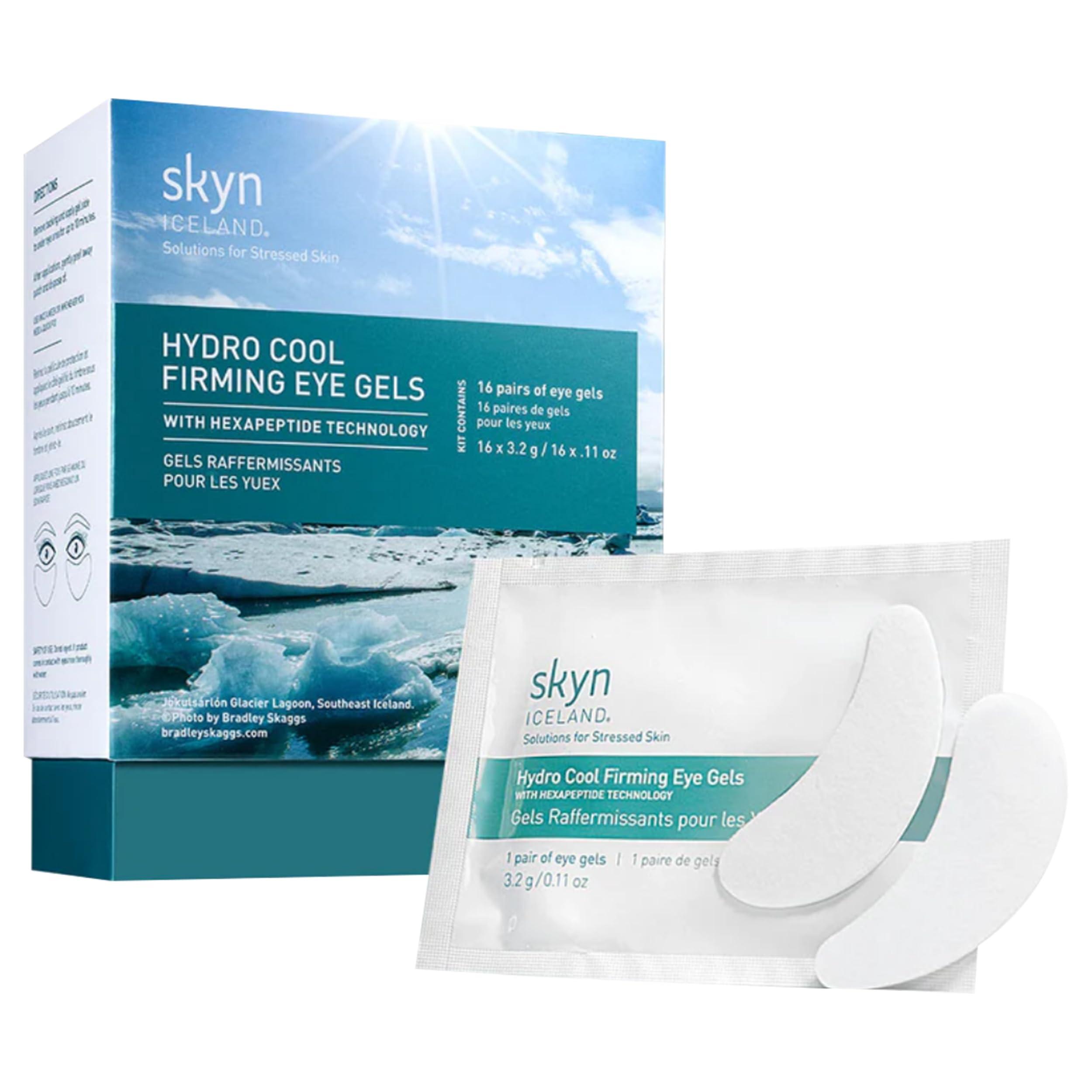 skyn ICELAND skyn ICELAND Hydro Cool Firming Under Eye Patches Eye Gel Mask To Firm And Reduce Wrinkles Fine Lines Dark Circles Puffiness Bags 16 Pairs