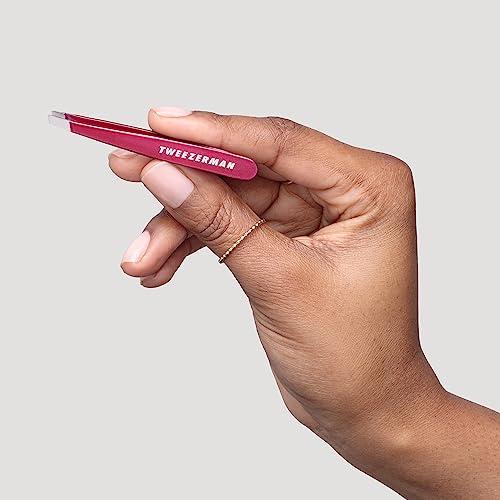 Tweezerman Tweezerman Celestial Fuchsia Mini Slant Tweezer with Case