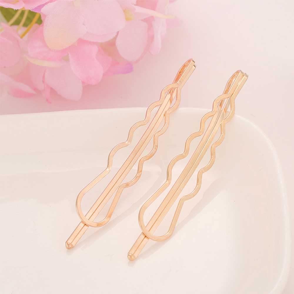 whitebridge WHITEBRIDGE 16pcs Gold And Silver Bobby Pins For Women Girls