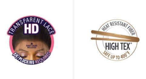 Outre Outre LACEFRONT PERFECT HAIR LINE Glamorous Wavy Fully Hand-Tied 13”x 6” Frontal HD Baby Hair Transparent Lace Easy-to-Style Heat Friendly - JULIANNE (1B)