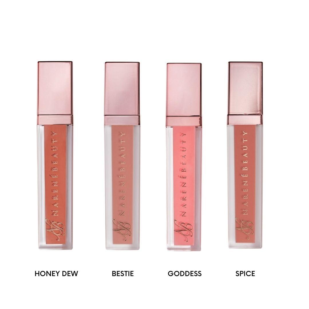 Naren Beauty Naren Beauty - Lip Bundle - Includes 4 Magnificent Matte Lipstick, 2 Liquid Matte Lipsticks, 1 Plumping Tinted Lip Gloss, 1 Summer Glow Lip Gloss, Cruelty Free, Vegan, Paraben Free - Made in Italy