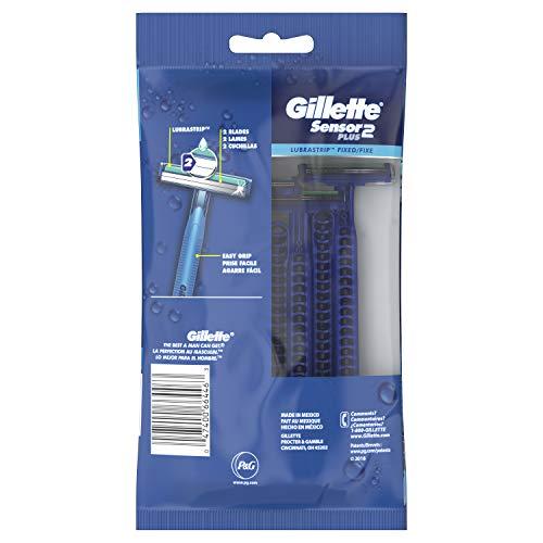 Gillette Gillette Sensor2 Plus Men's Disposable Razors, 10Count