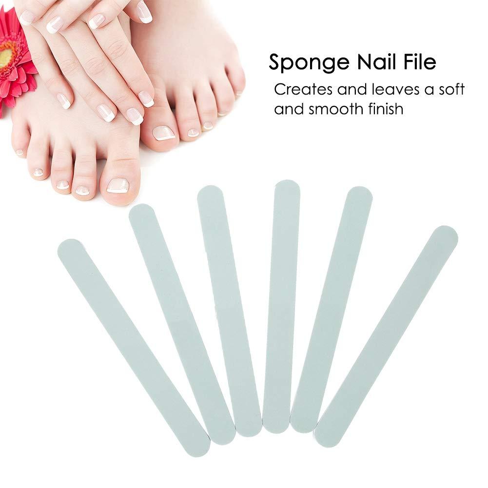 TIKATARER Nail Buffer, 14Pcs Nail Art Buffer Sponge Buffer Nail File Nail Buffers Acrylic Nail Buffing File Polisher for Nail Extension Gel and Acrylic Nails Tools